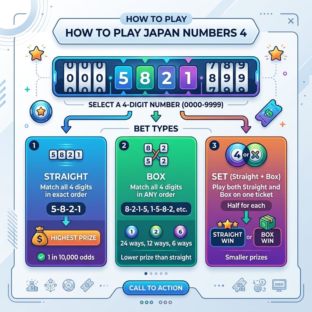 How to play Japan Numbers 4