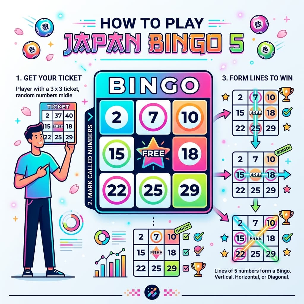 How to play Japan Bingo 5