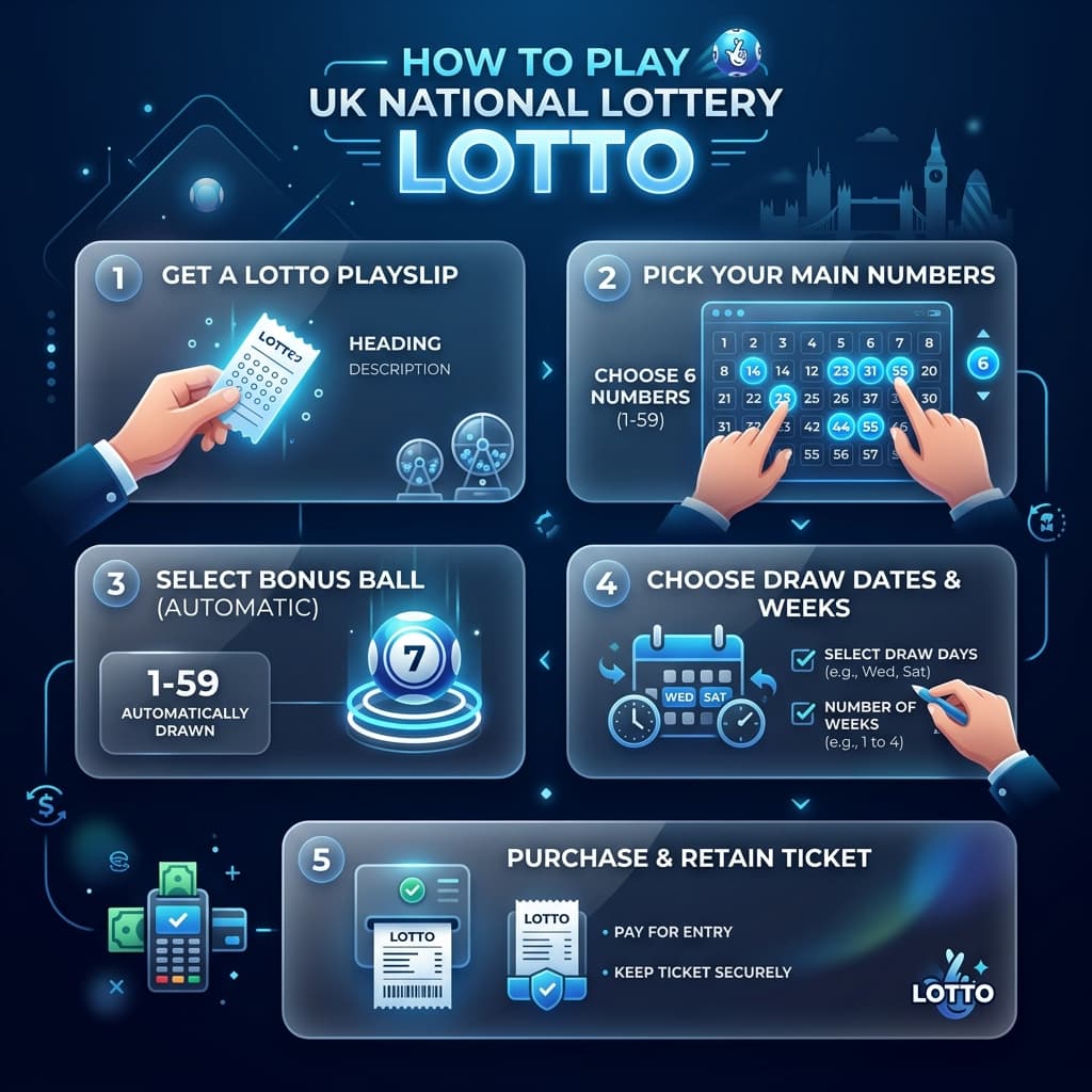 How to play UK National Lottery Lotto