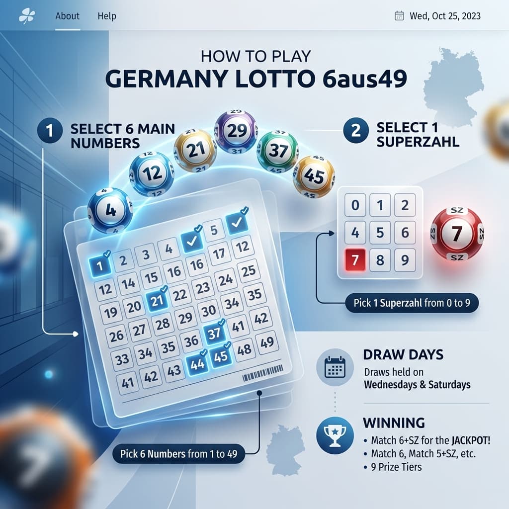 How to play Germany Lotto 6aus49