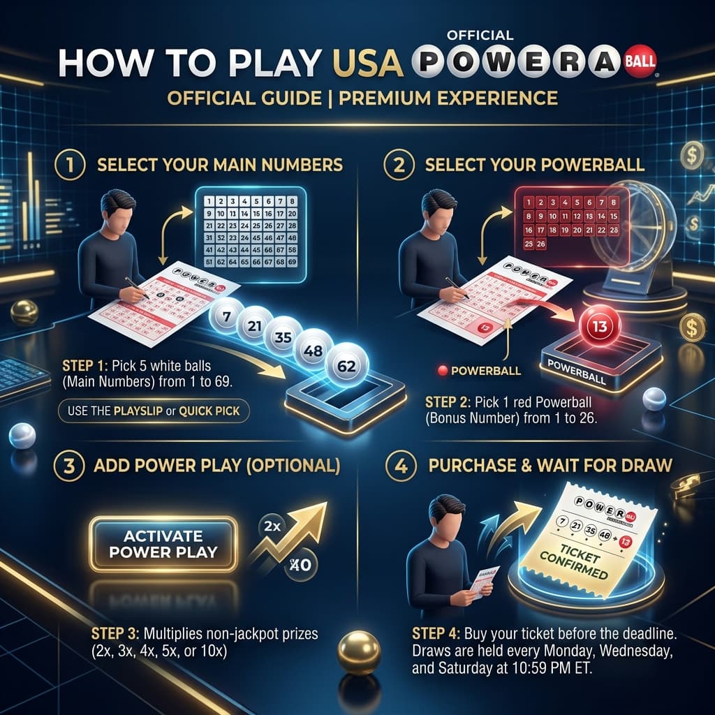 How to play USA Powerball