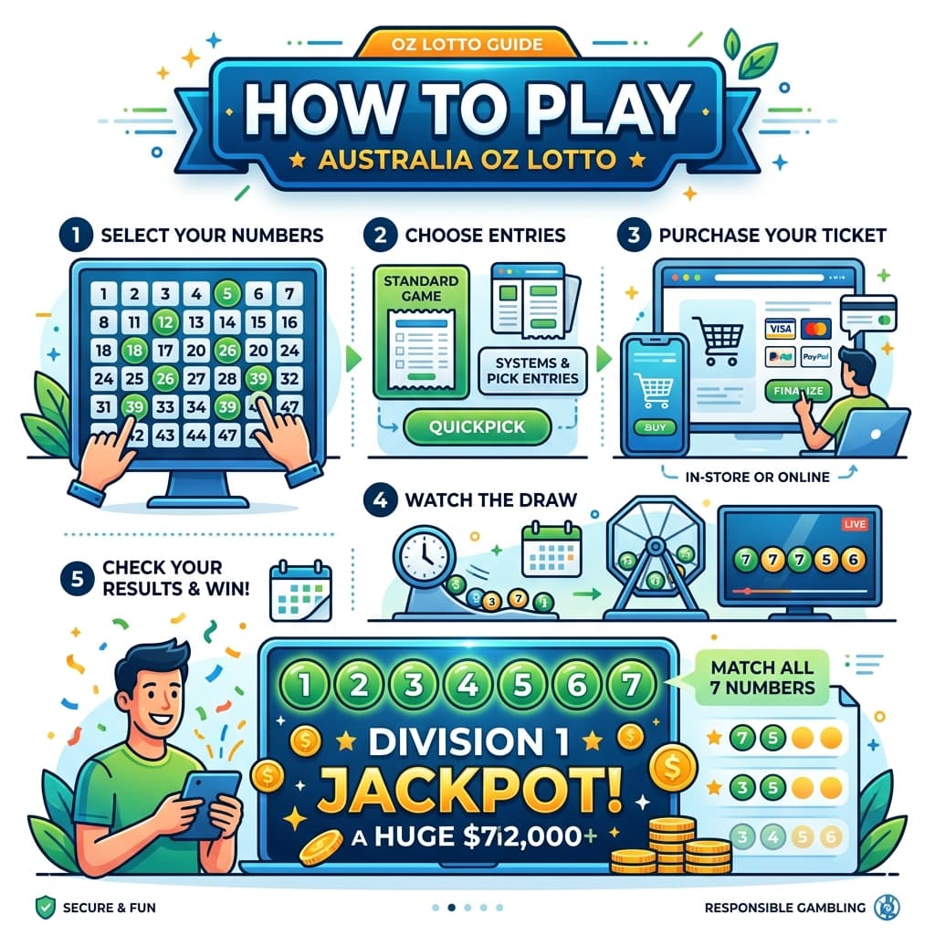 How to play Australia Oz Lotto