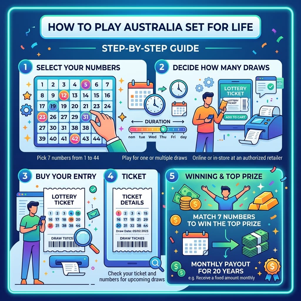 How to play Australia Set for Life