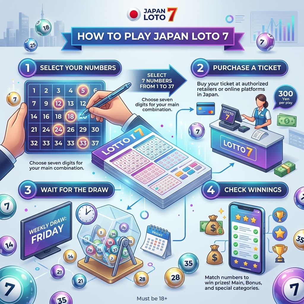 How to play Japan Loto 7