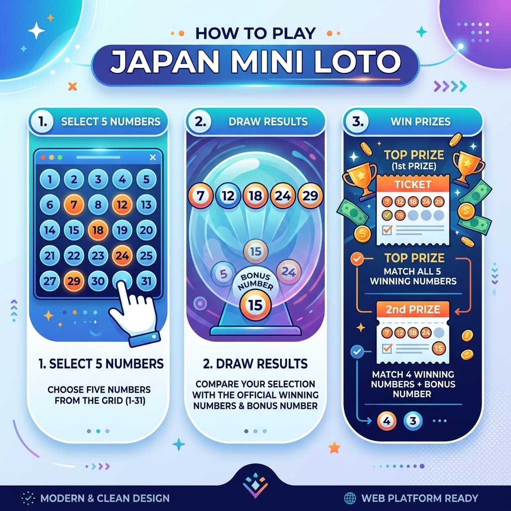 How to play Japan Mini Loto