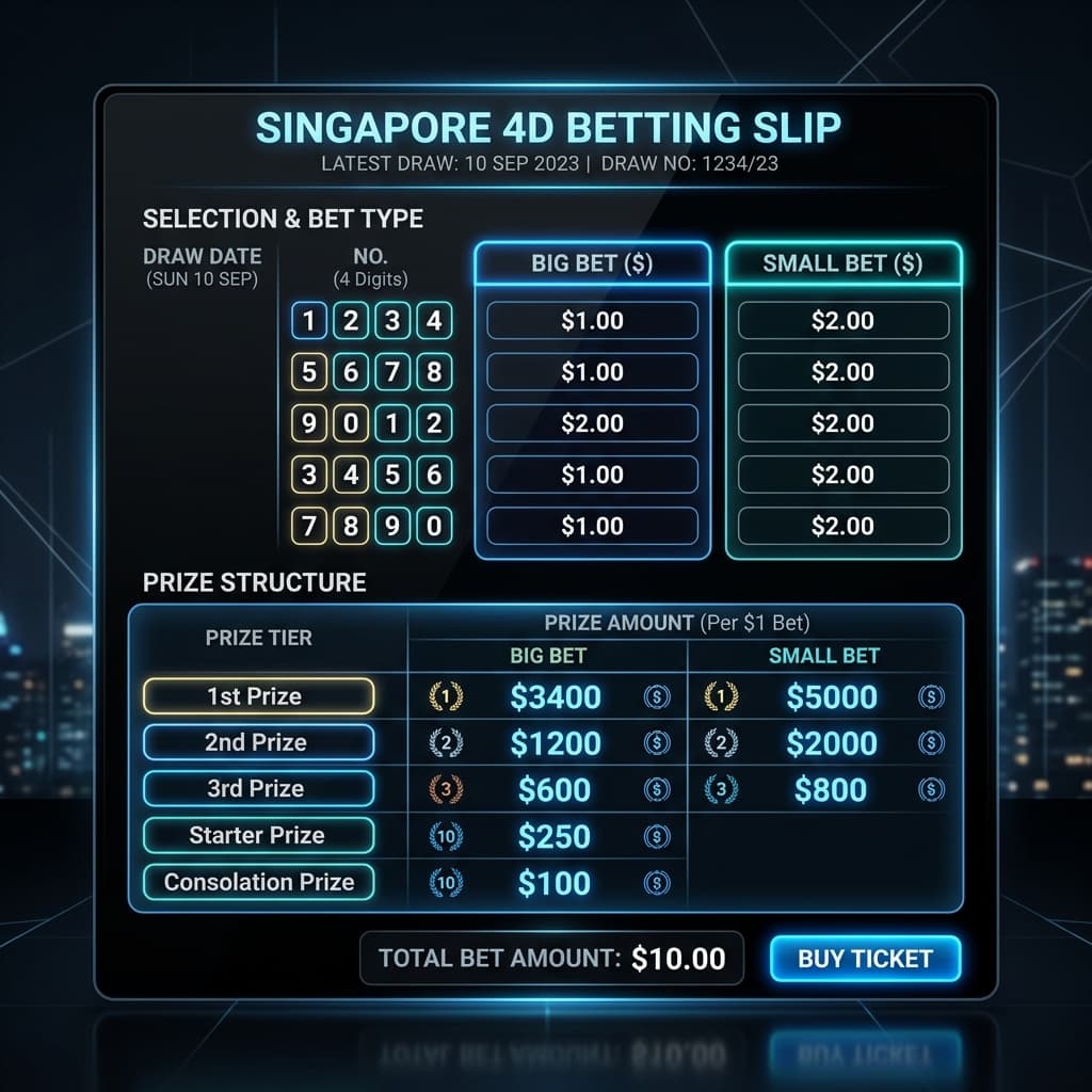 How to play Singapore 4D